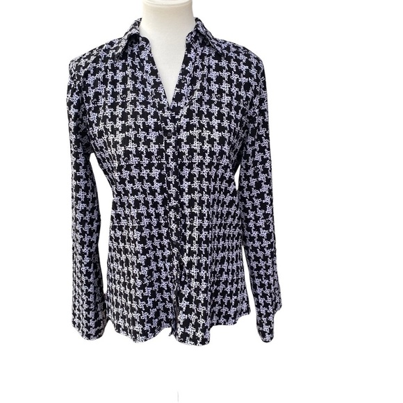 Apt 9 ladies button‎ down shirt size medium - Picture 1 of 12